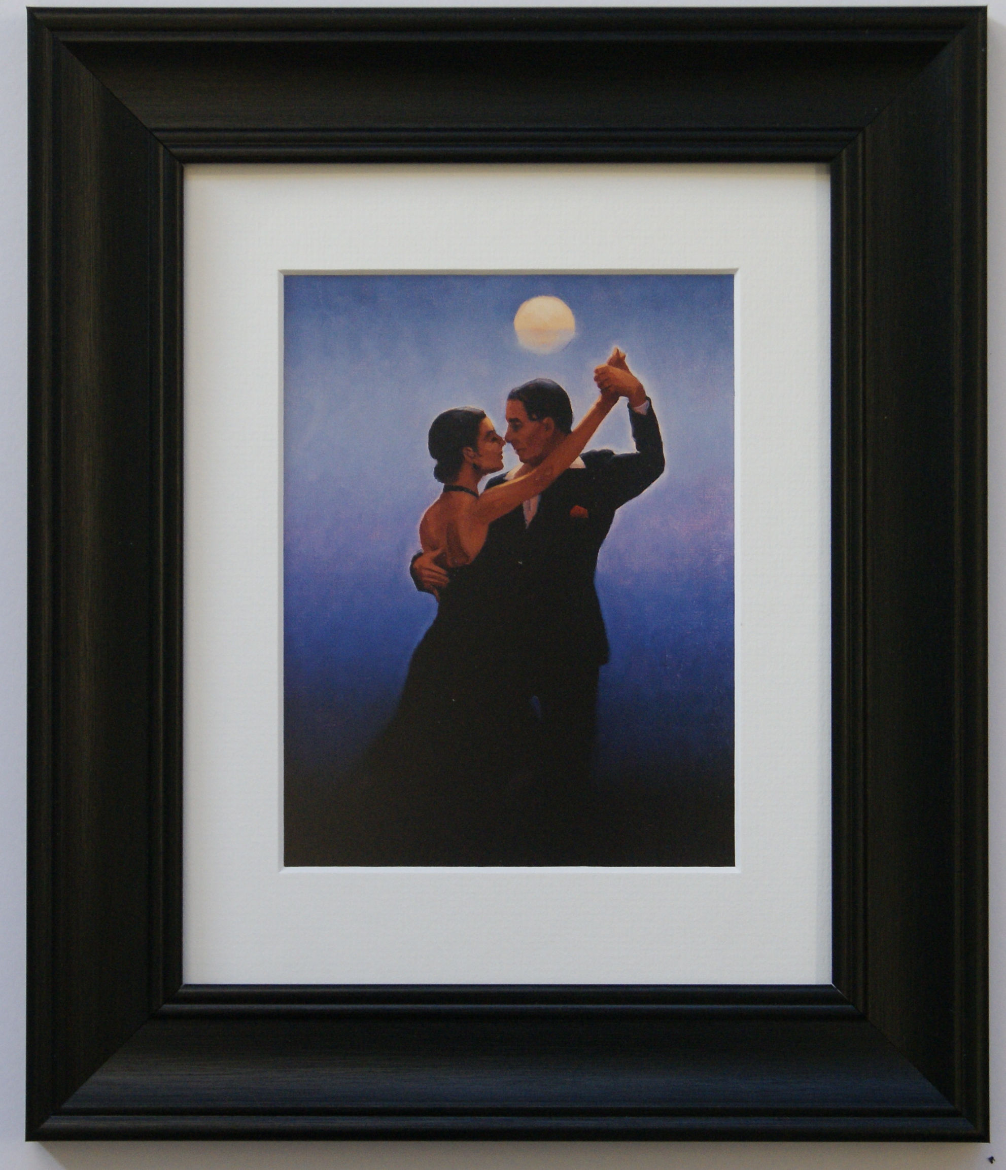 Tango Dancers - Jack Vettriano (Black Frame)
