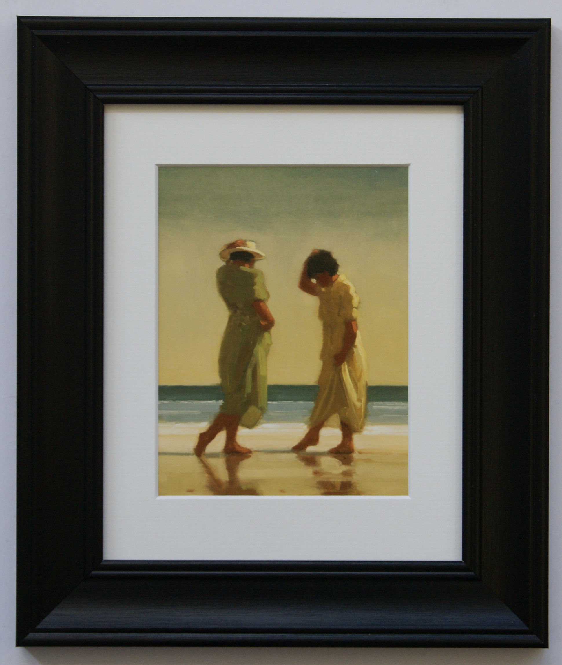 Trailing Toes - Jack Vettriano (Black Frame)