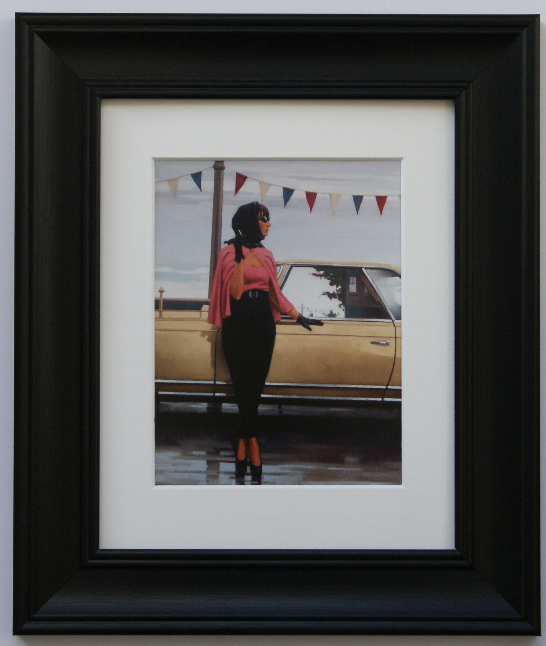 Suddenly One Summer - Jack Vettriano (Black Frame)