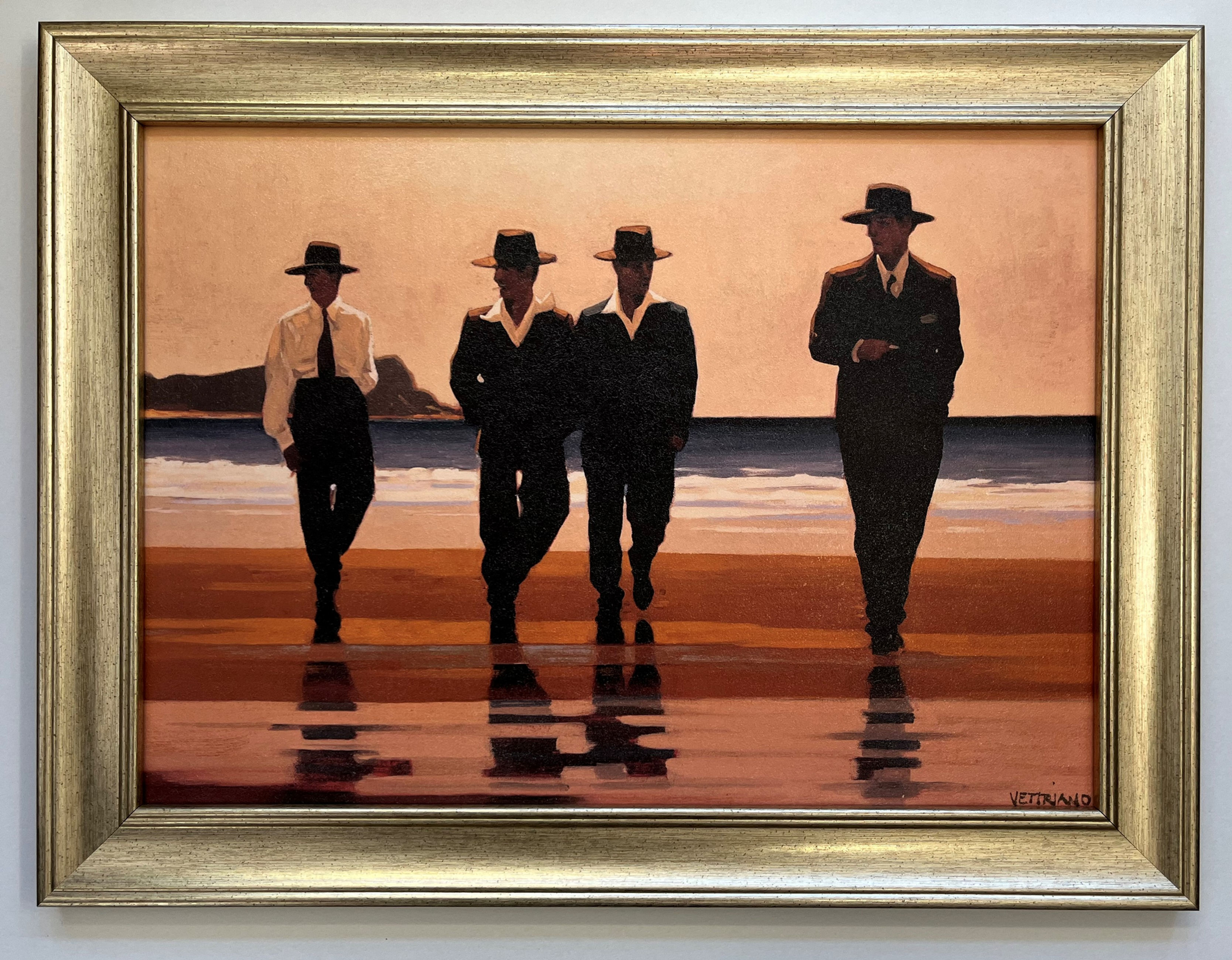 The Billy Boys - Canvas/Painting Effect (Gold Frame) 55cm x 41cm
