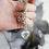 Thumbnail: Handmade chunky stainless steel chain and resin neklace