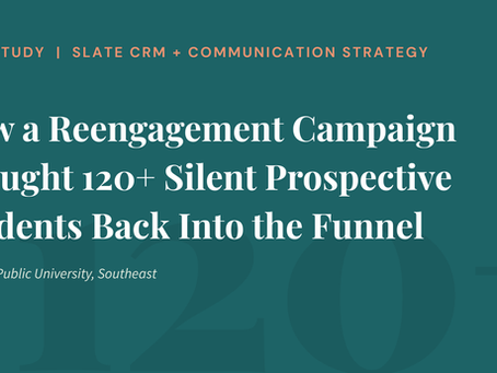How a Reengagement Campaign Brought 120+ Silent Prospective Students Back Into the Funnel