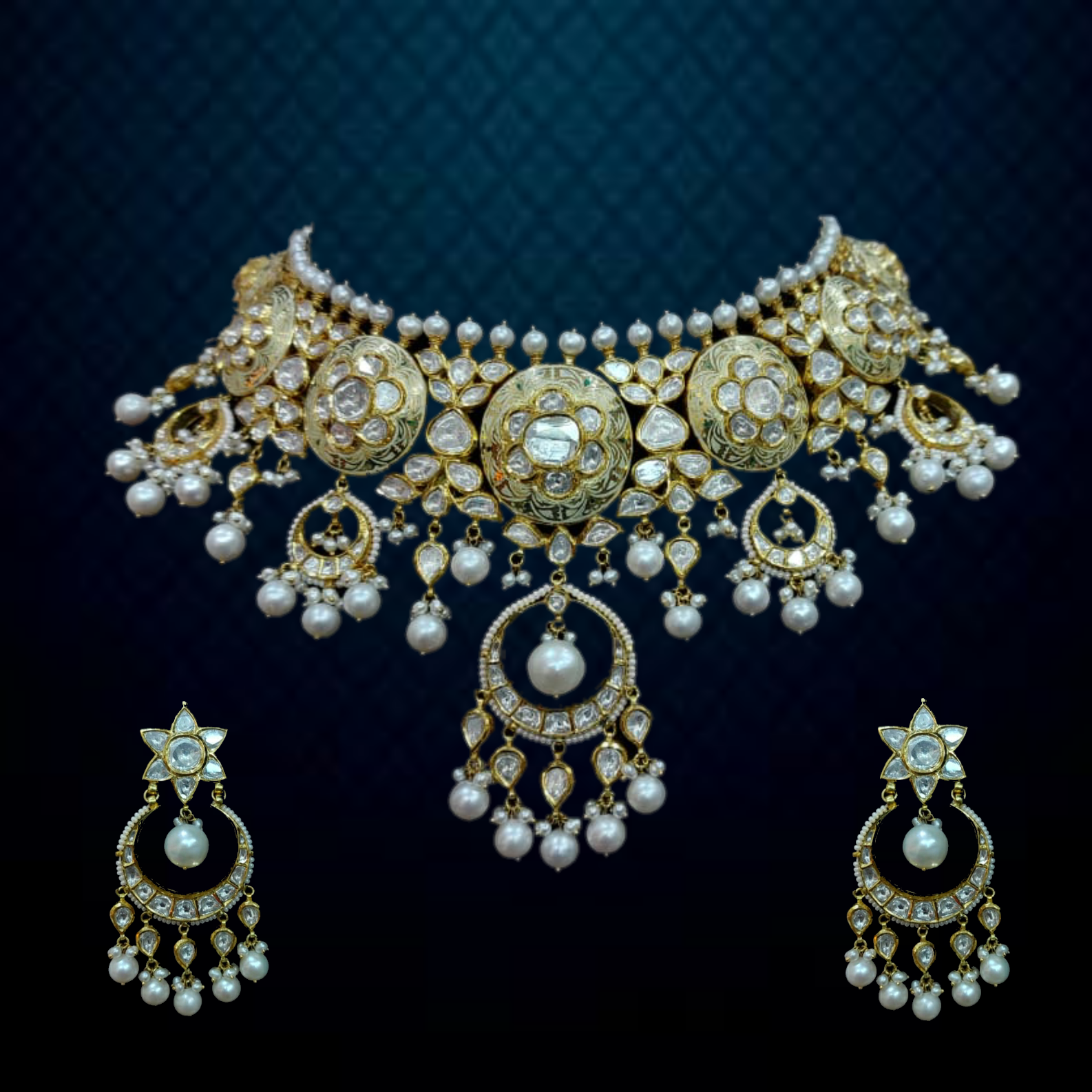 enamel polki set
