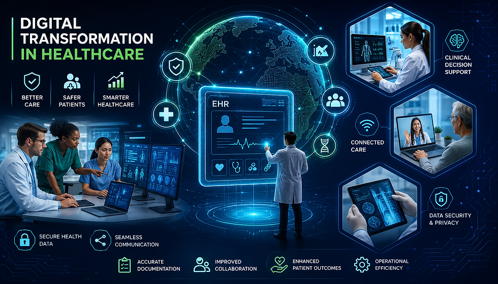 Future of Healthcare: Digital Health, EHRs, Medical Informatics Transforming Global Healthcare Delivery