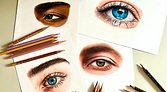 desenho de olhos