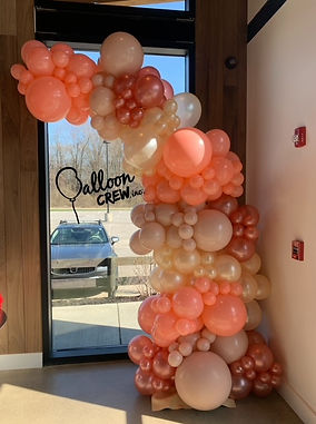 Balloon Garland entrance way arch