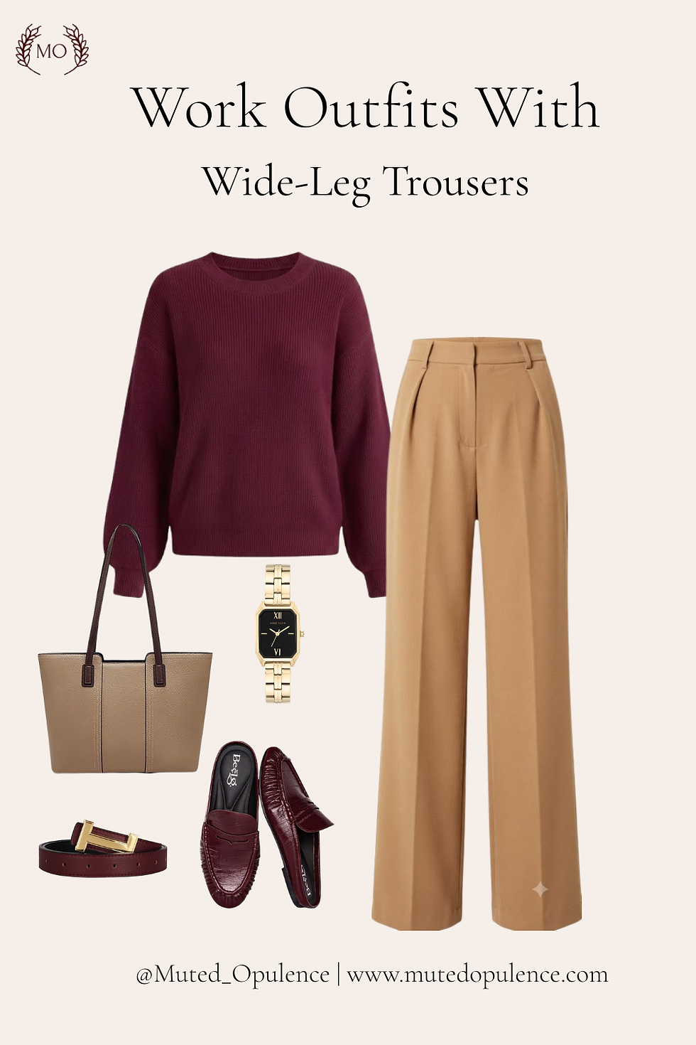 Trouser | Top | Bag | Belt | Loafers | Watch