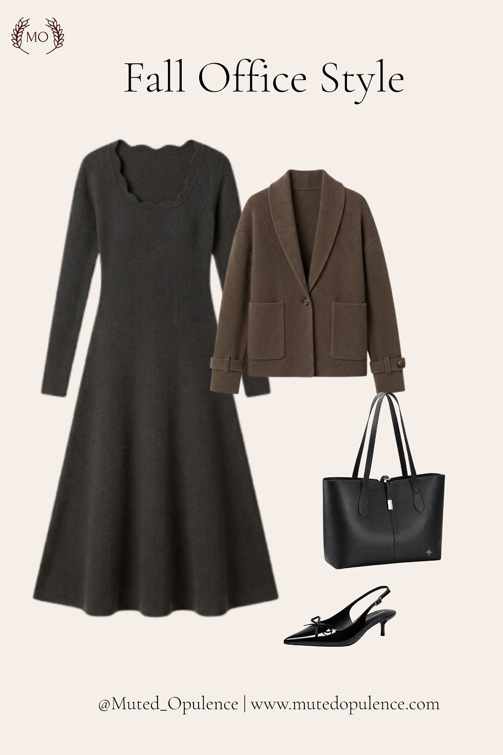 Dress | Cardigan | Bag | Shoe