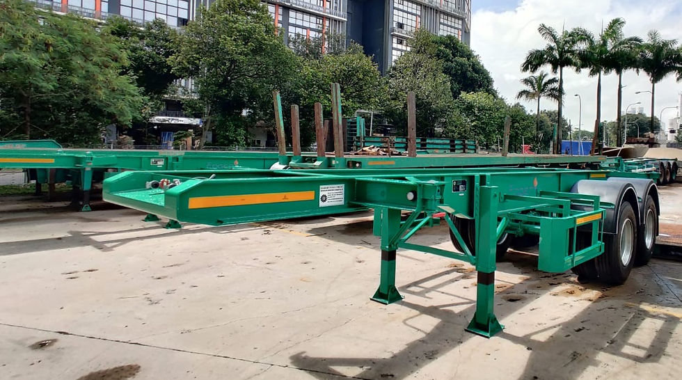 (A5) 20ft (2-Axle) Skeletal Trailer