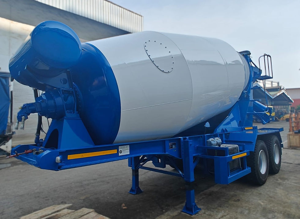 (K) Customised Cement Mixer Trailer And Spray Paint Works