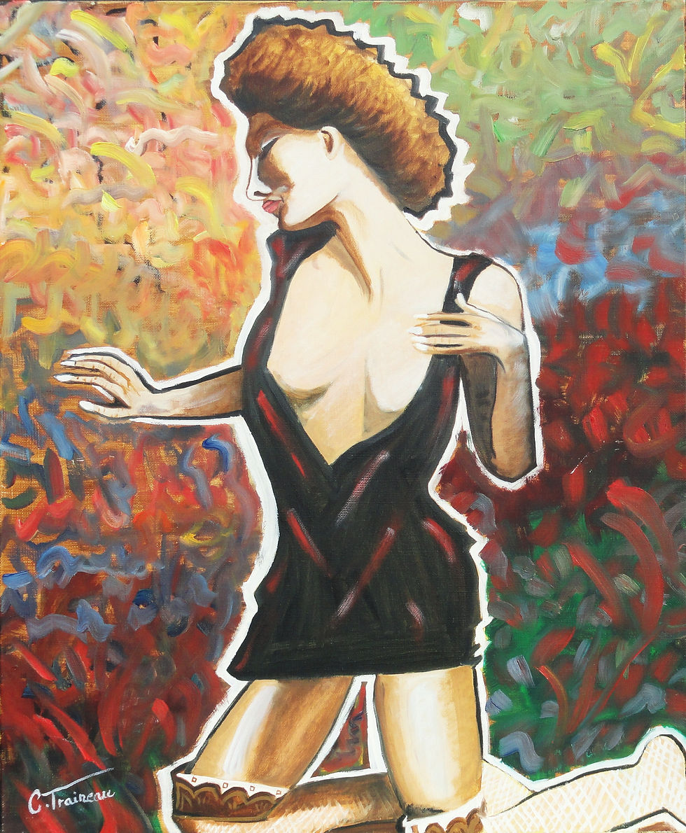 femme aux cuissardes