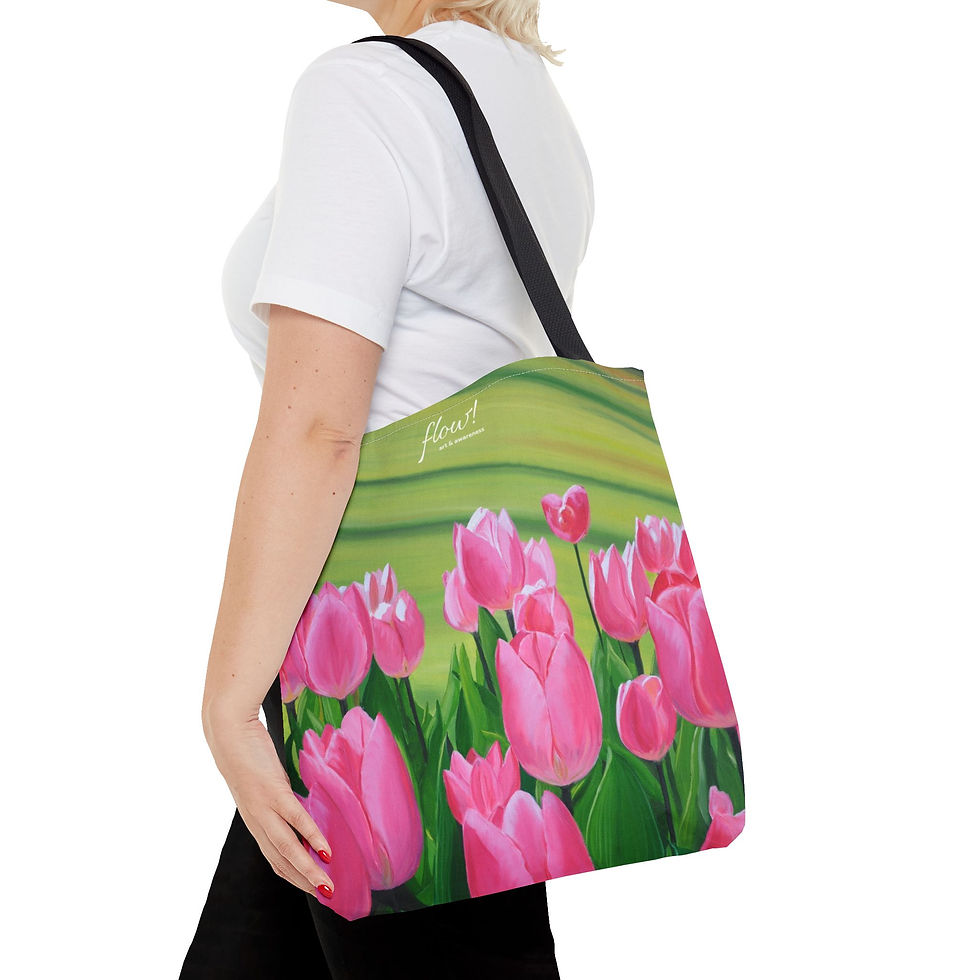 Thumbnail: Vibrant Floral Tote Bag