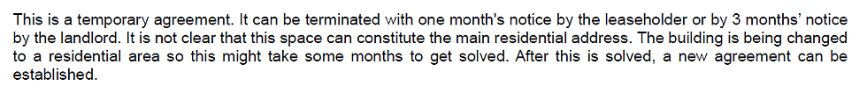 Clause 4 of the Lappeenranta rental agreement