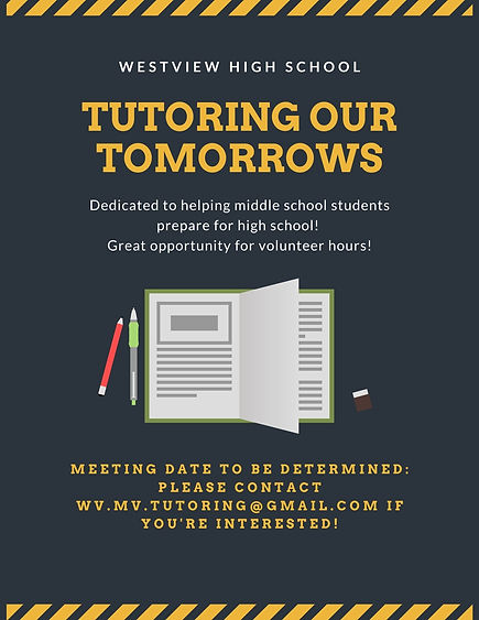 Tutoring our Tomorrows