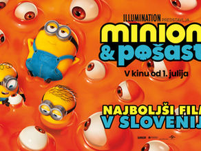 Minioni & pošasti najbolj gledan film, zabavna rumena bitja nadvse prisrčna