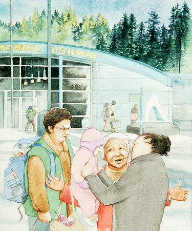 Aunties Arrive From Alaska