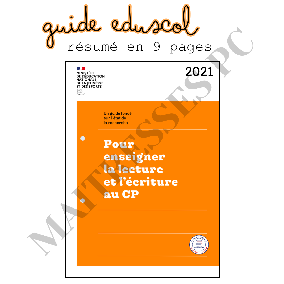Pour enseigner la lecture et l'écriture au CP