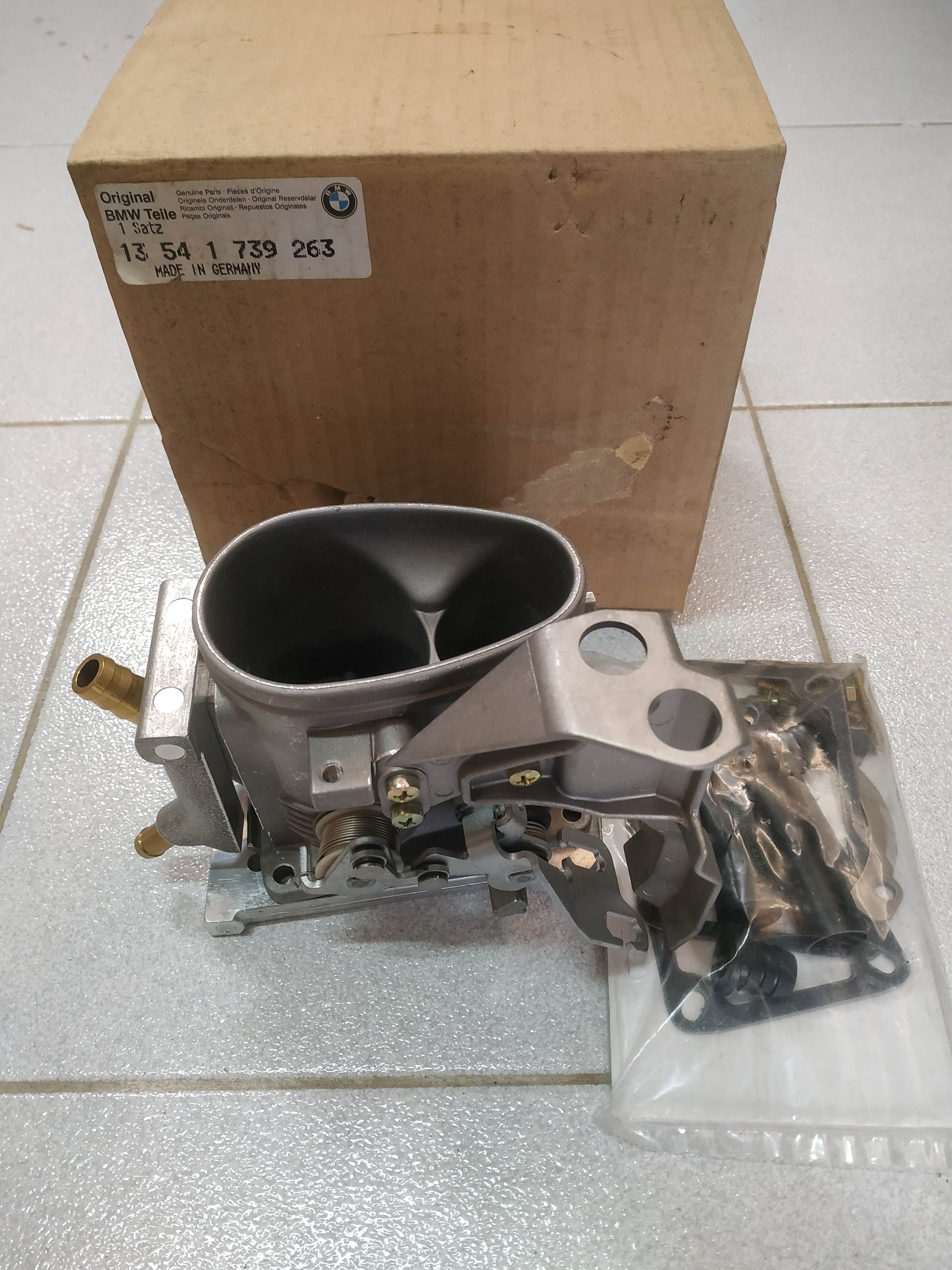 BMW E30 throttle body retrofit kit SERVICE M42 NEW NLA NOS GENUINE 13541739263