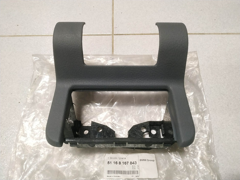 BMW E36 armrest console upper cover GRAU !NEW! !GENUINE! 51168167843