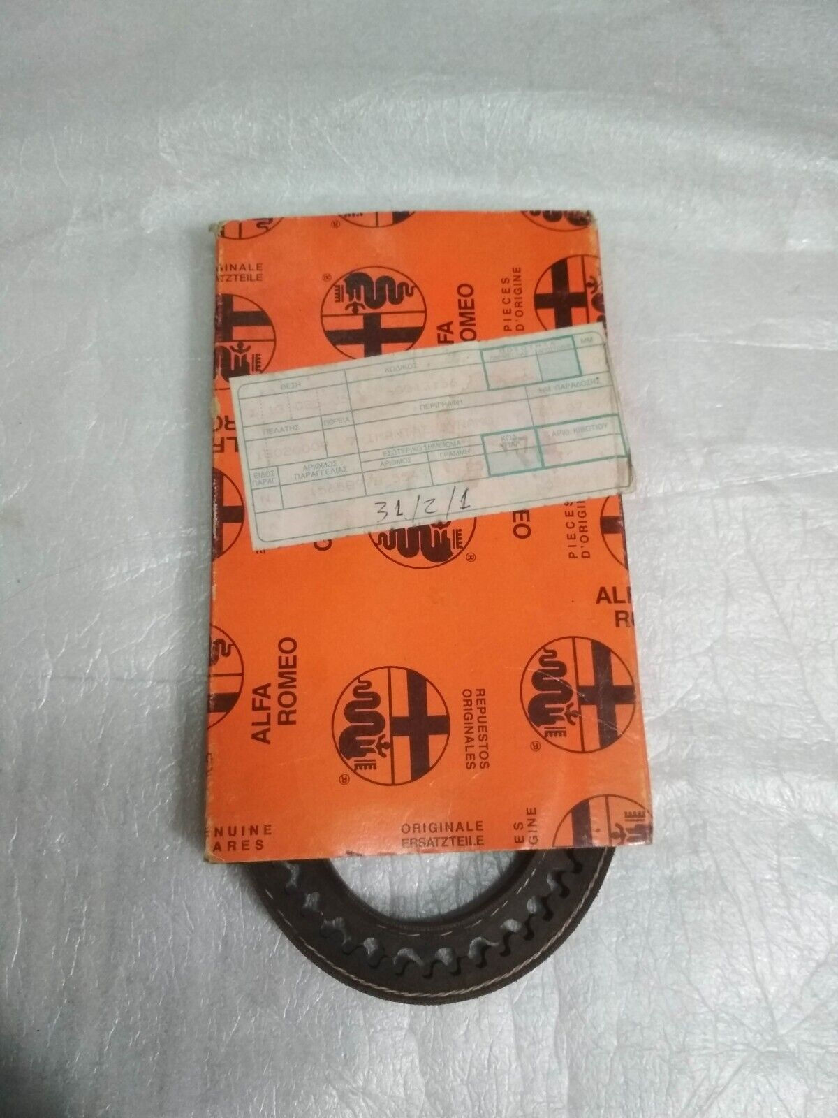 ALFA ROMEO 164 belt alternator A/C !!NEW!! !!GENUINE!! 60513156