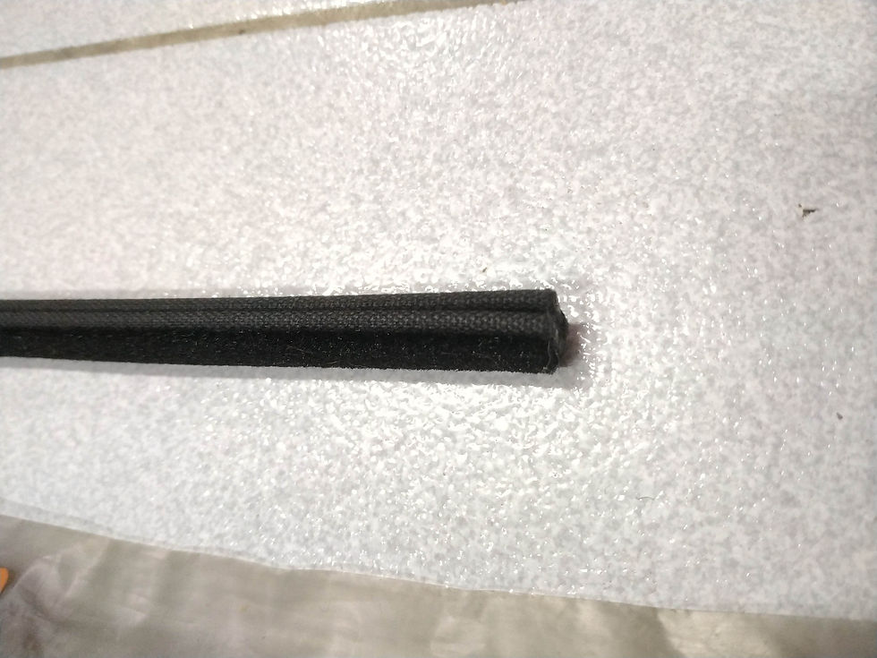 Thumbnail: BMW E3 door front sealing inner !NEW! NLA GENUINE 51211819324 51211847051