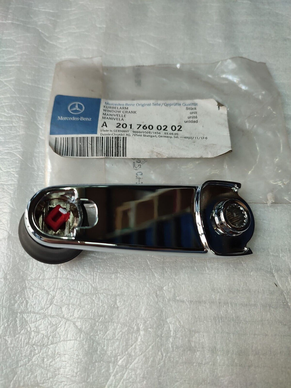 Thumbnail: Mercedes-Benz W124 window regulator crank handle !!NEW!! !!GENUINE!! A2017600202