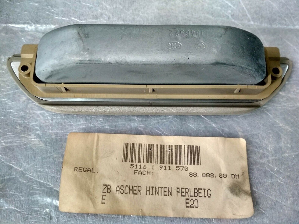 Thumbnail: BMW E23 ashtray rear door PERLBEIGE !NEW! GENUINE NLA 51161911570
