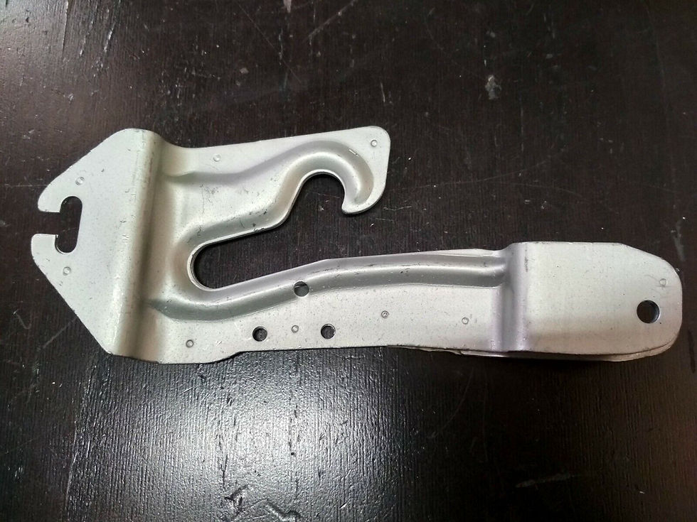 Thumbnail: BMW E34-E32-Z1 hood catch bracket right !!NEW!! GENUINE 51231928118