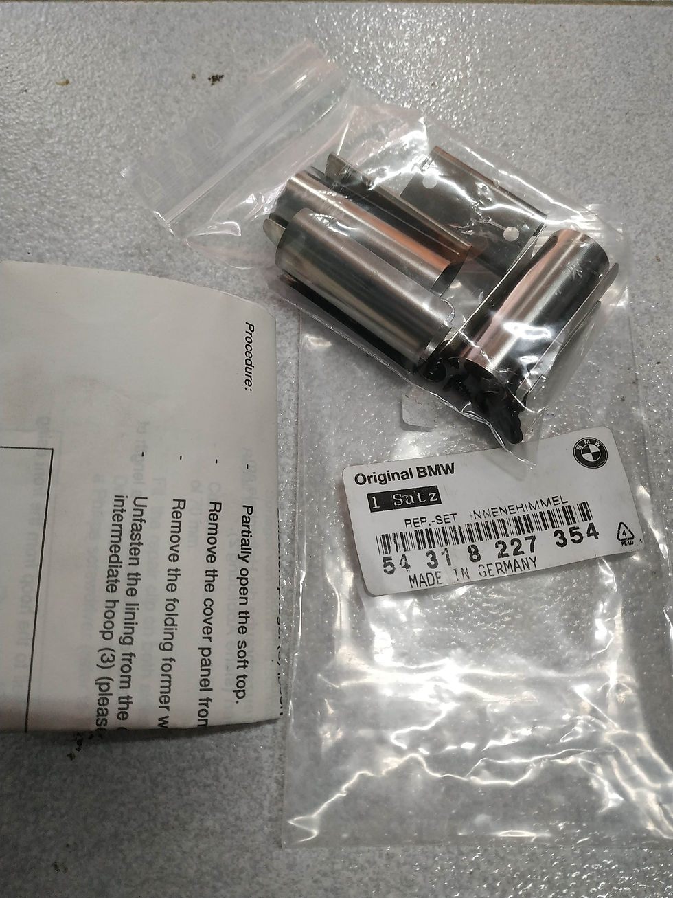 BMW E36 Convertible rep.kit internal headlining fixing NEW GENUINE 54318227354