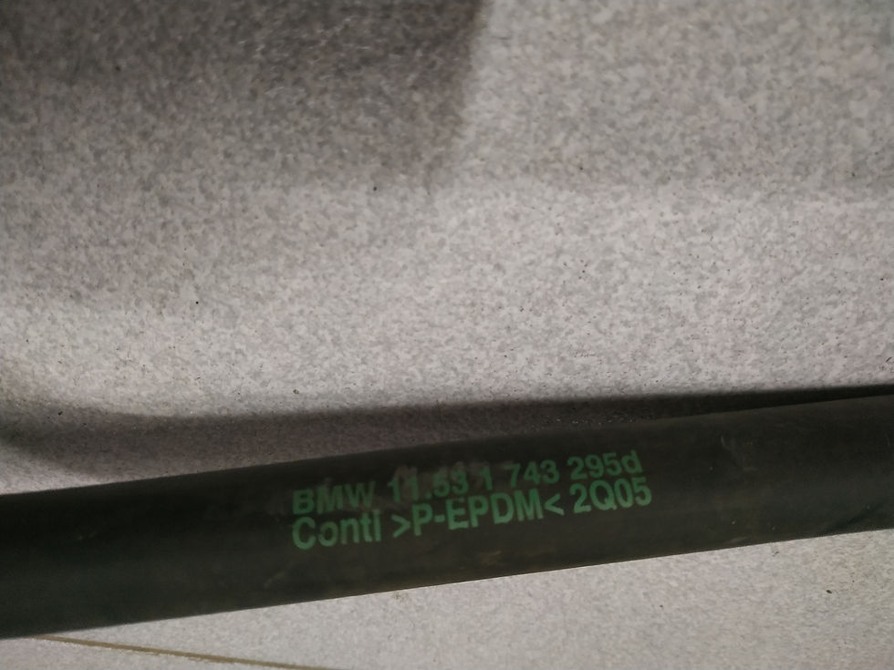 Thumbnail: BMW E36-Z3 radiator coolant hose !NEW! GENUINE 11531743295