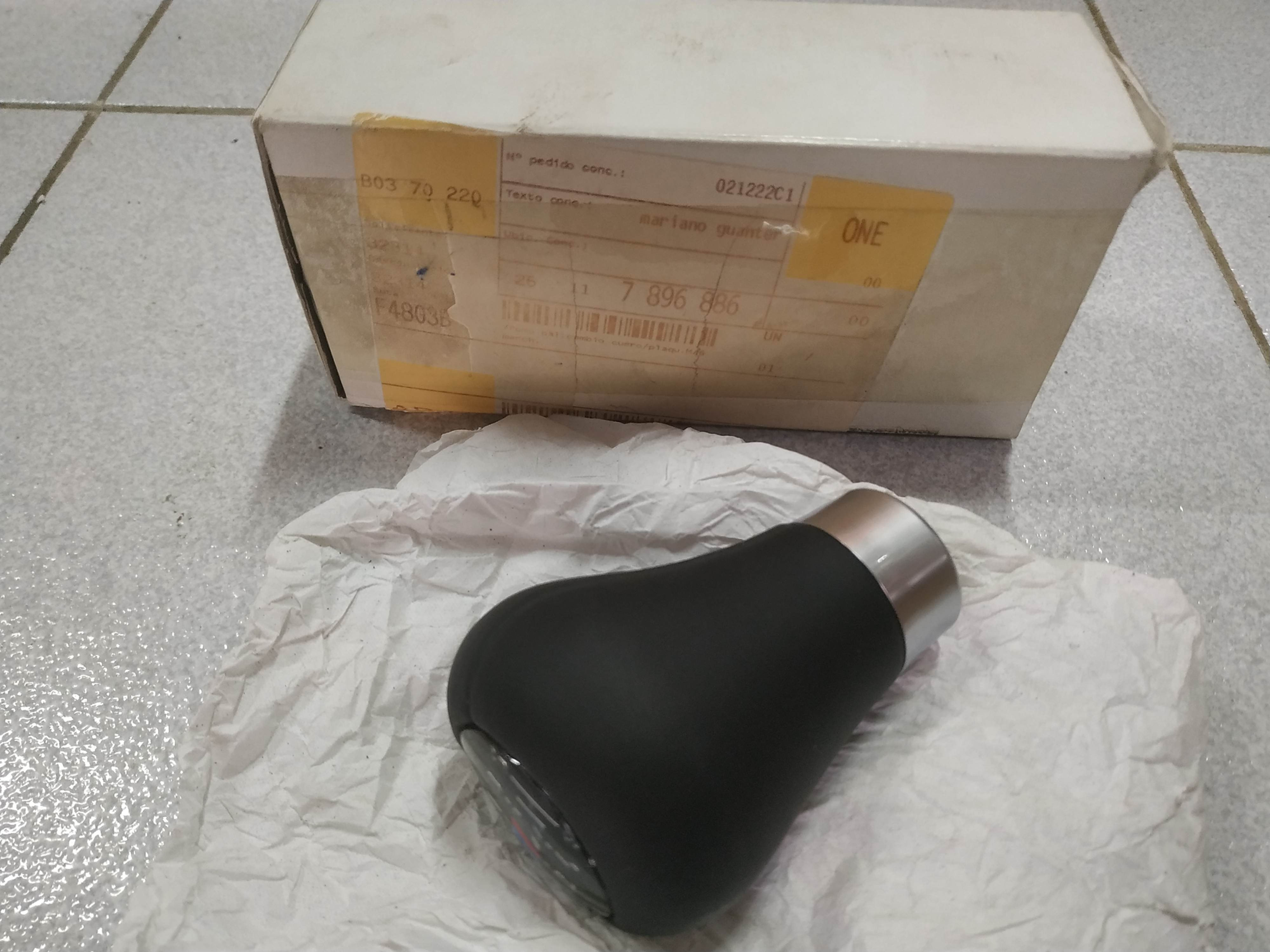 *BMW E46-E60-E61-E62 gearshift knob leather M 6-speed !NEW! GENUINE 25117896886