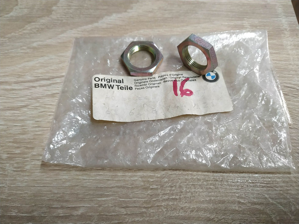BMW E10-E21-E28-E23-E24-E30 wiper hex nuts(2) !NEW! GENUINE 61618744121