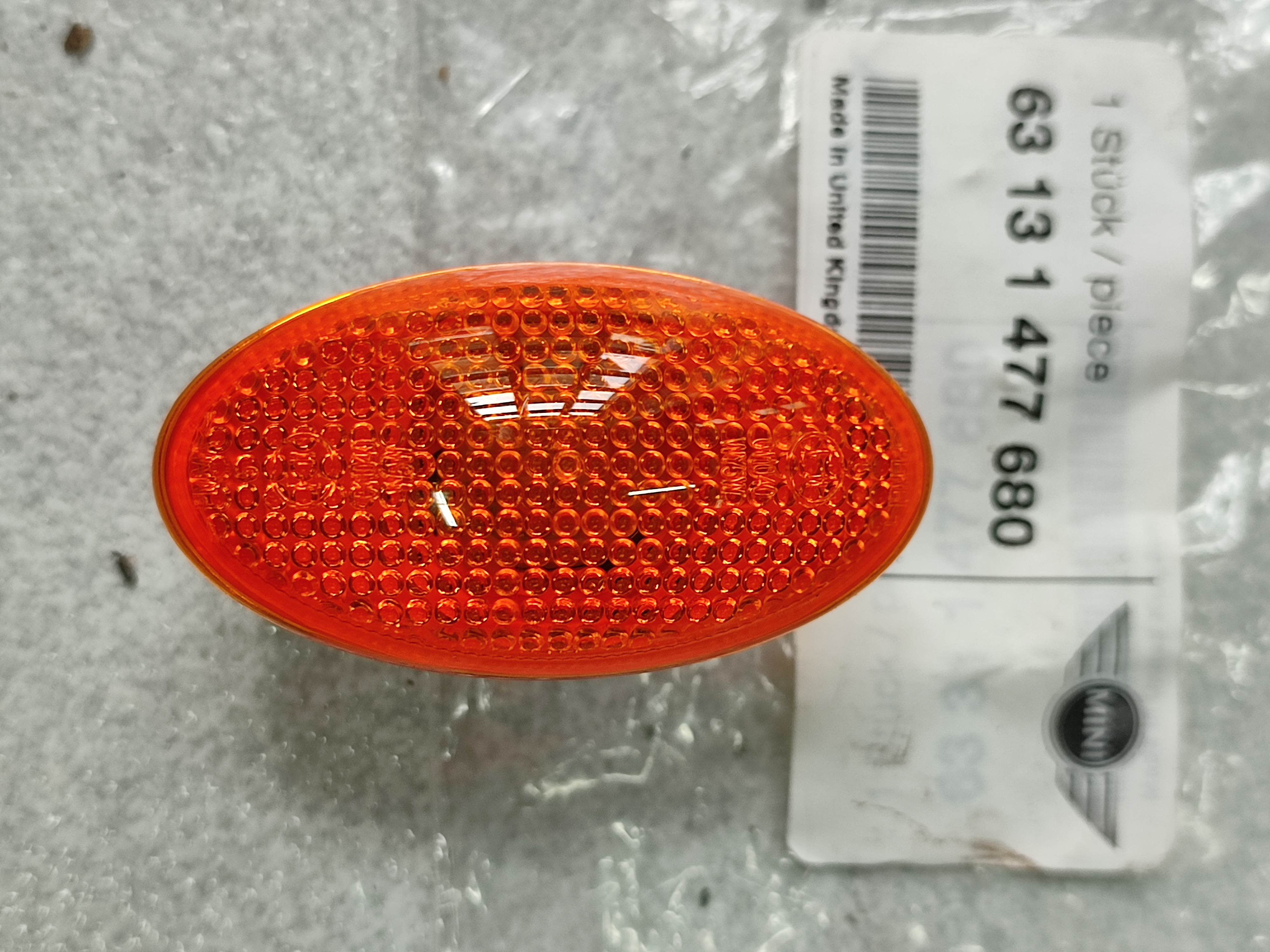 MINI R50-R53-Cabrio R52 turn signals front/side !!NEW!! GENUINE 63137166013