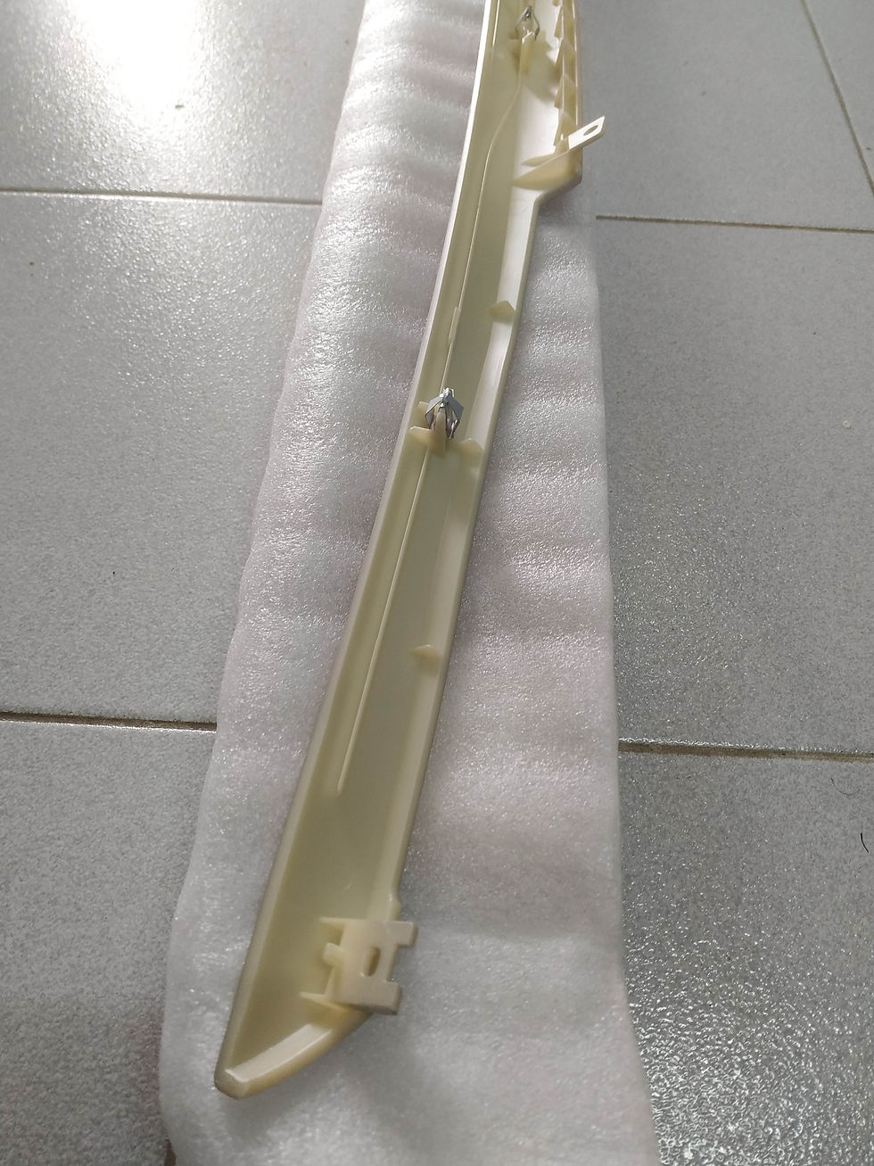 Thumbnail: *BMW X5-X6 E70-E71 decor strip center console right ALU NEW GENUINE 51169202112