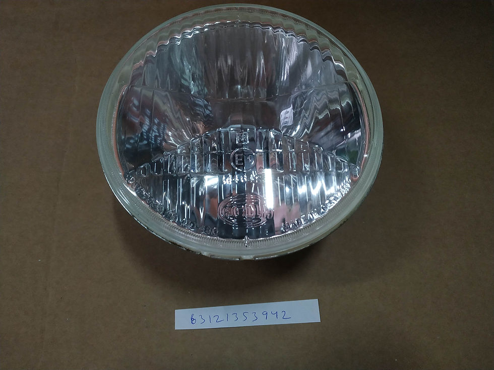 BMW E9 headlight high beam insert early models !NEW! NLA NOS GENUINE 63121353942