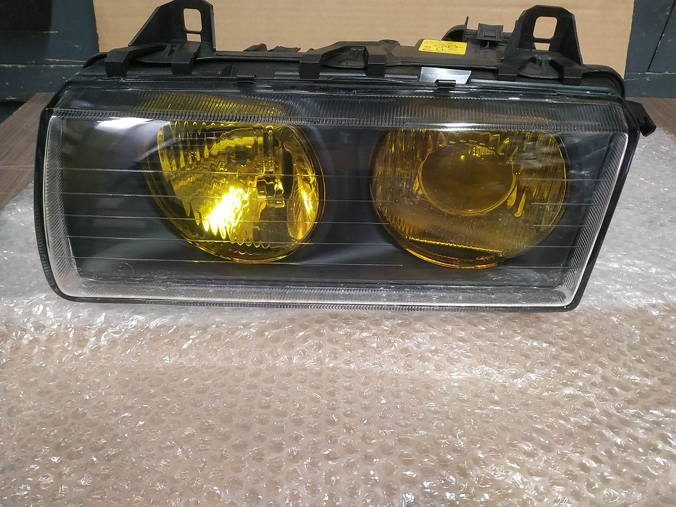BMW E36 headlight left yellow Euro AL !NEW! !GENUINE! 63121393343