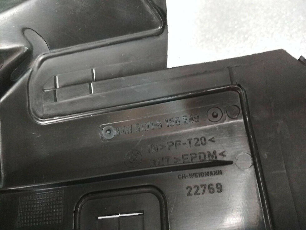 Thumbnail: BMW E36 air duct left !NEW! GENUINE 51718156249