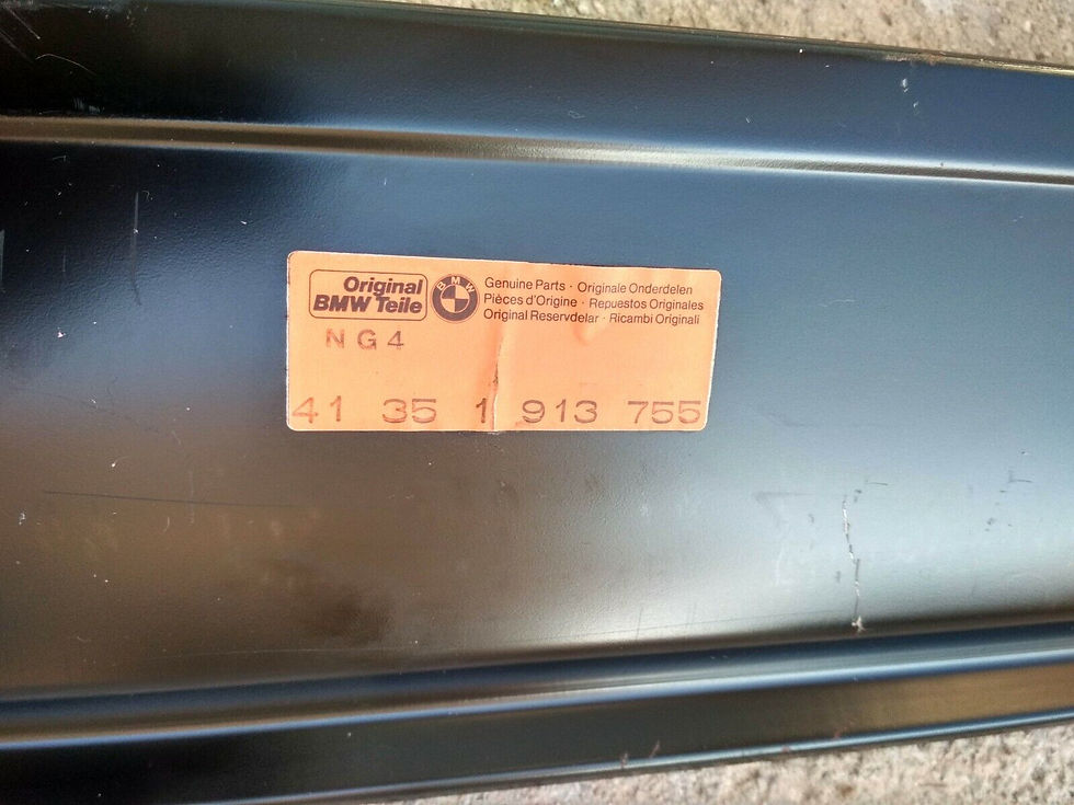 Thumbnail: BMW E30 body side panel covering left !NEW! GENUINE 41351913755