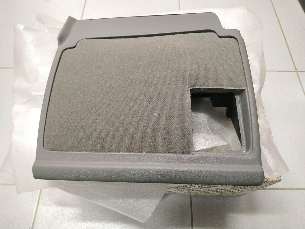 BMW E32 glove box driver's side gun box cloth SILBER NEW NLA GENUINE 51451964665