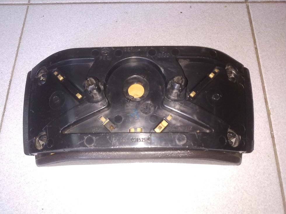Thumbnail: AUDI 100-200 steering wheel cover cap horn BROWN !NEW! NOS NLA GENUINE 447951525