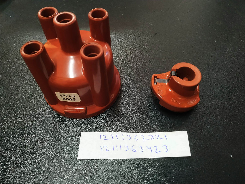 BMW E21-E12-E10 1502 distributor cap + rotor !NEW! OEM 12111363423 12111362221