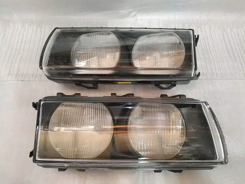 BMW E36 headlights lenses L+R Bosch !NEW! OEM 63128363505 63128363506