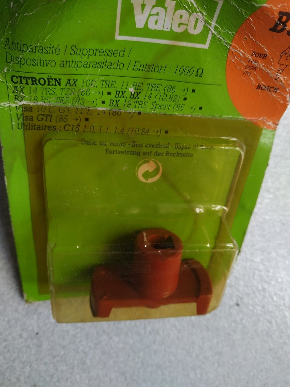 Thumbnail: Citroen AX BX Visa distributor rotor VALEO @NEW@ B918