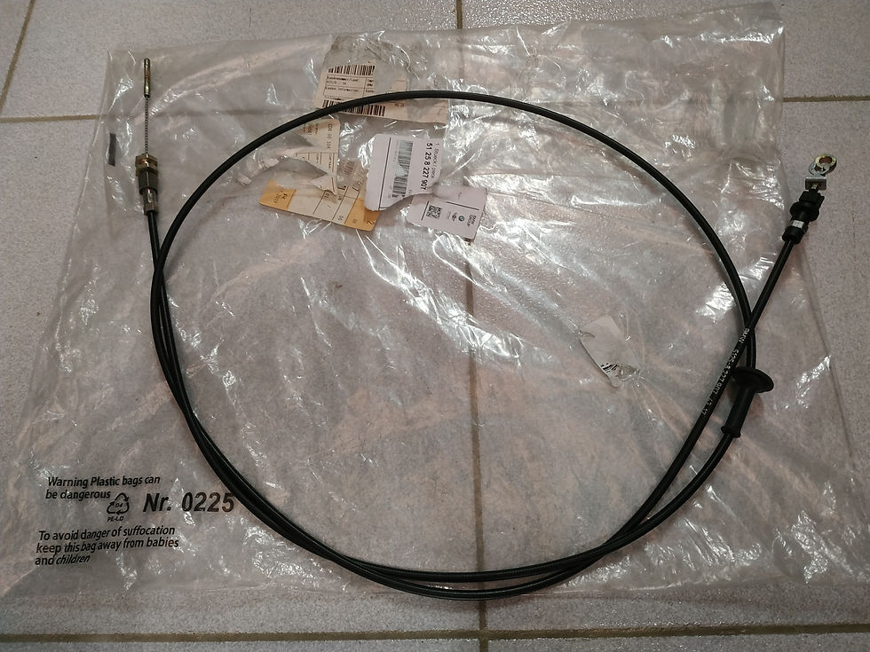 BMW E46 Convertible bowden cable folding top flap !NEW! GENUINE 51258227907