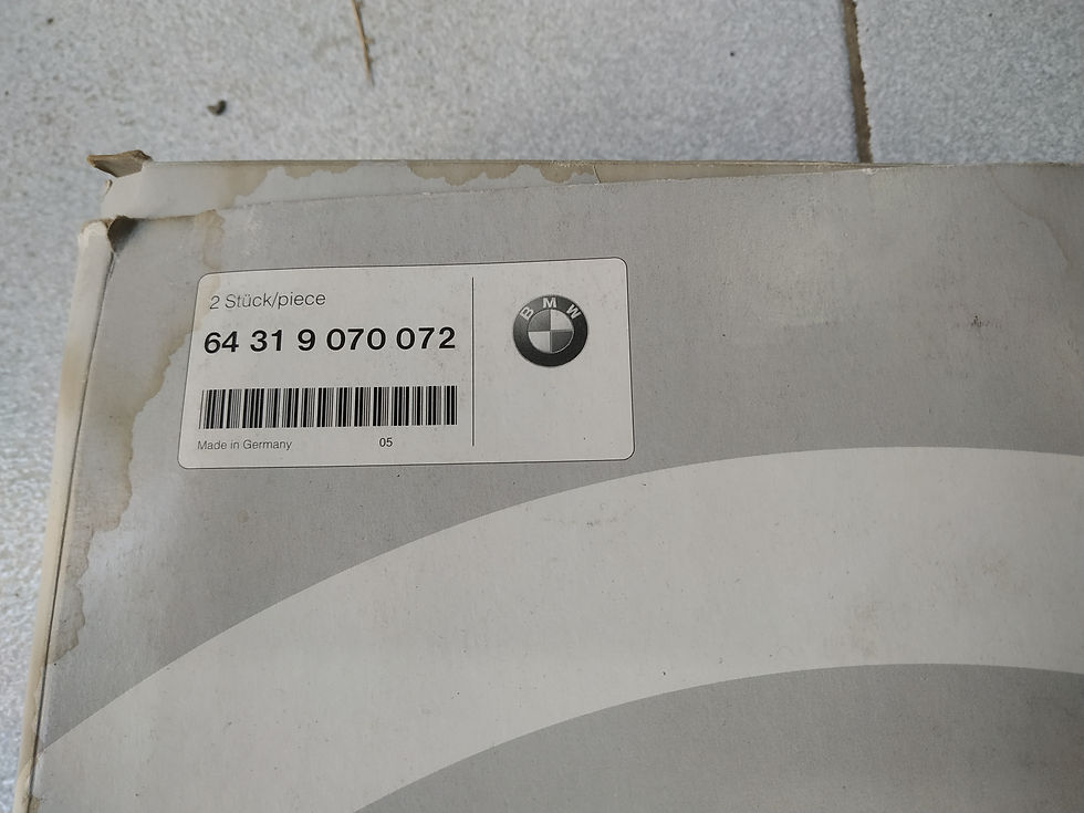 Thumbnail: BMW E38 activated carbon cabin air filters (2) !!NEW!! !!GENUINE!! 64319070072