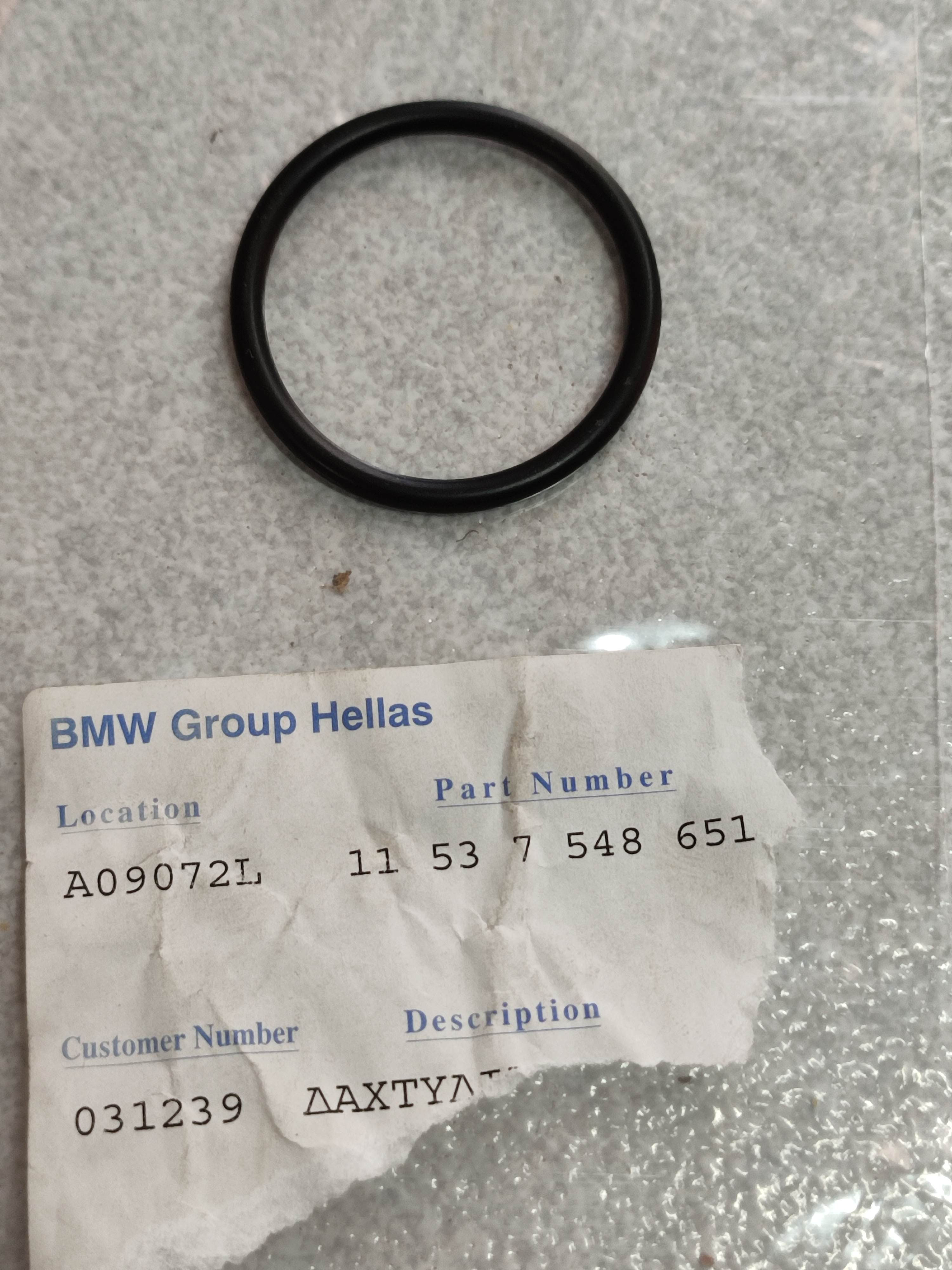 *MINI R56+LCI R55+LCI R58 R60 thermostat housing O-ring NEW GENUINE 11537548651