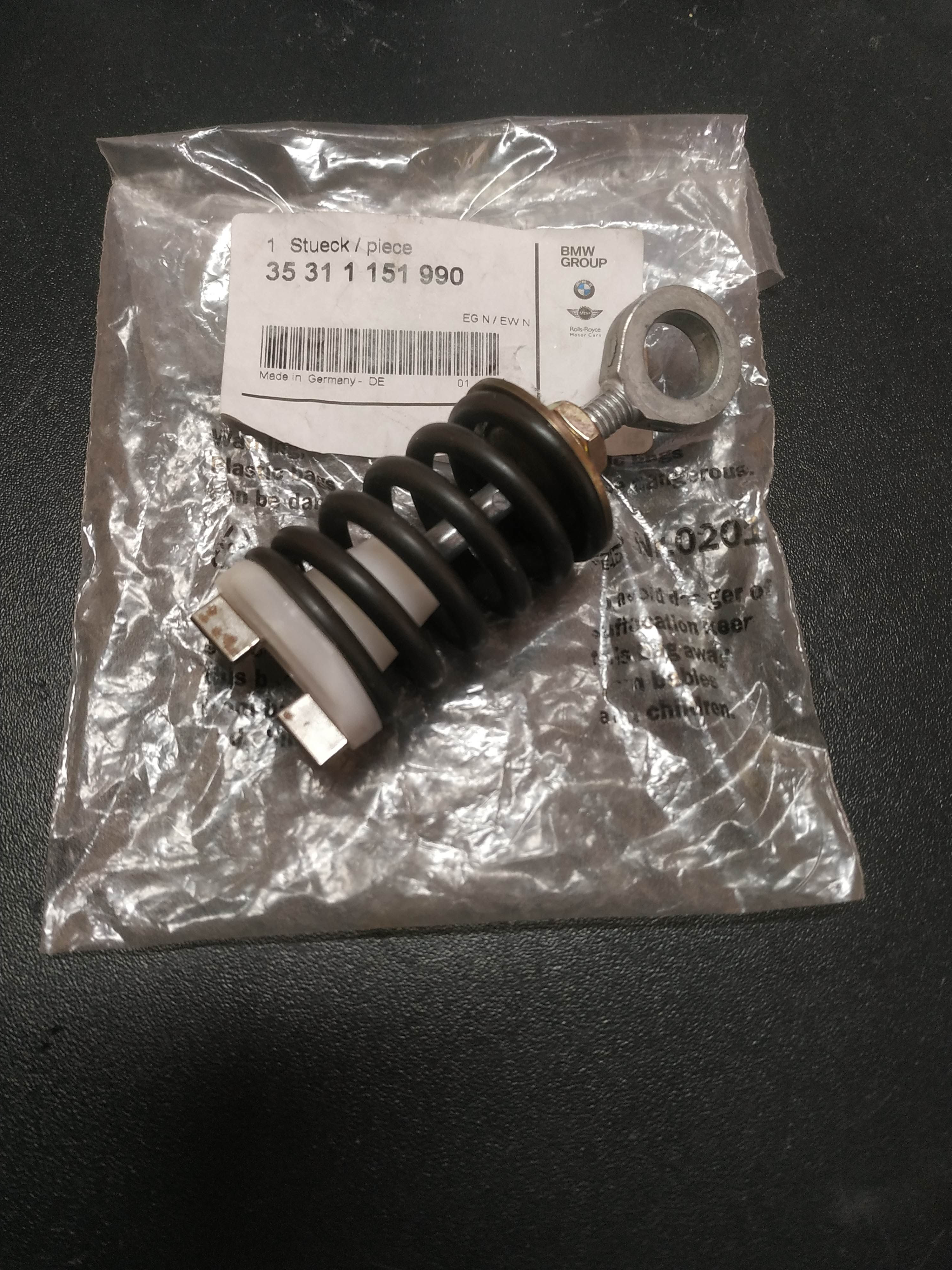 BMW E30-E28-E24-E23-E34 pedal compression spring !NEW! !GENUINE! 35311151990