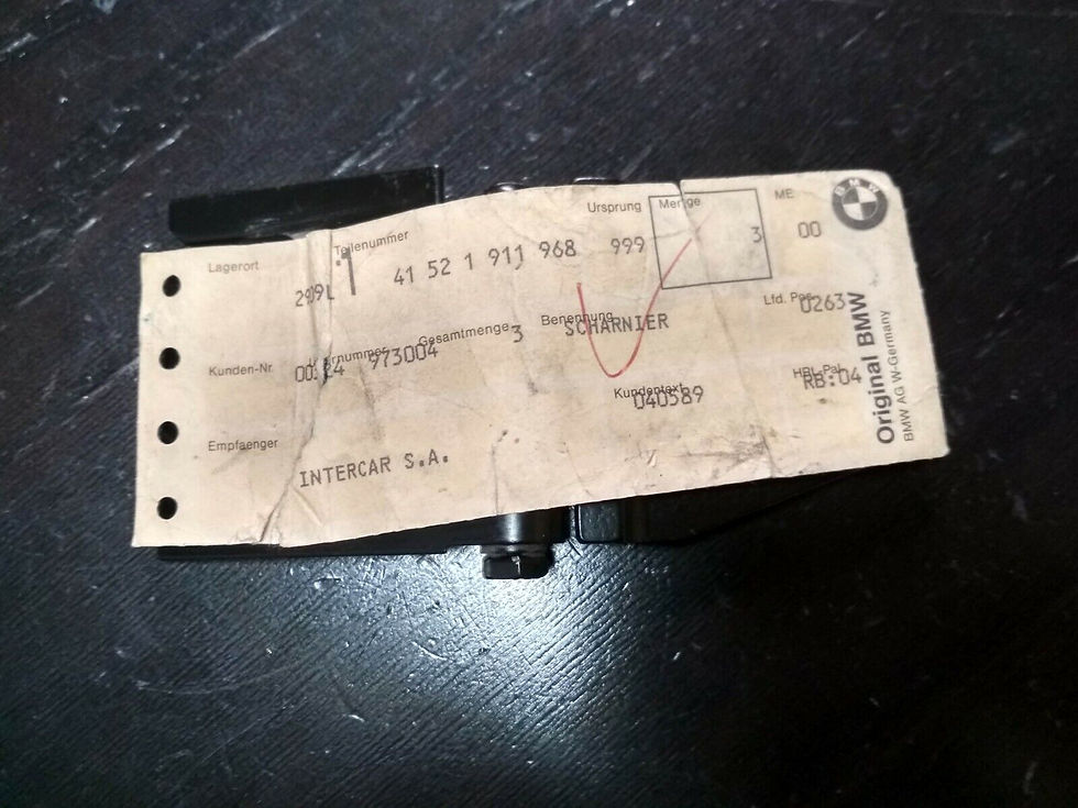 Thumbnail: BMW E30 door rear hinge disconnectable right !NEW! GENUINE 41521911968