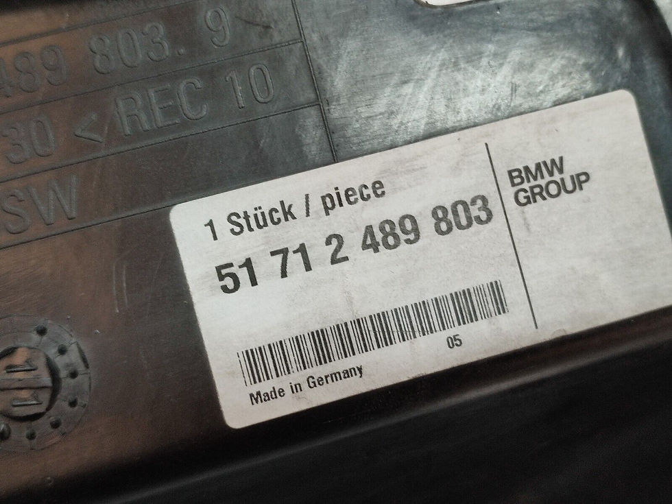 Thumbnail: BMW E36 M3-Z3 M air duct trim panel left !NEW! GENUINE 51712489803