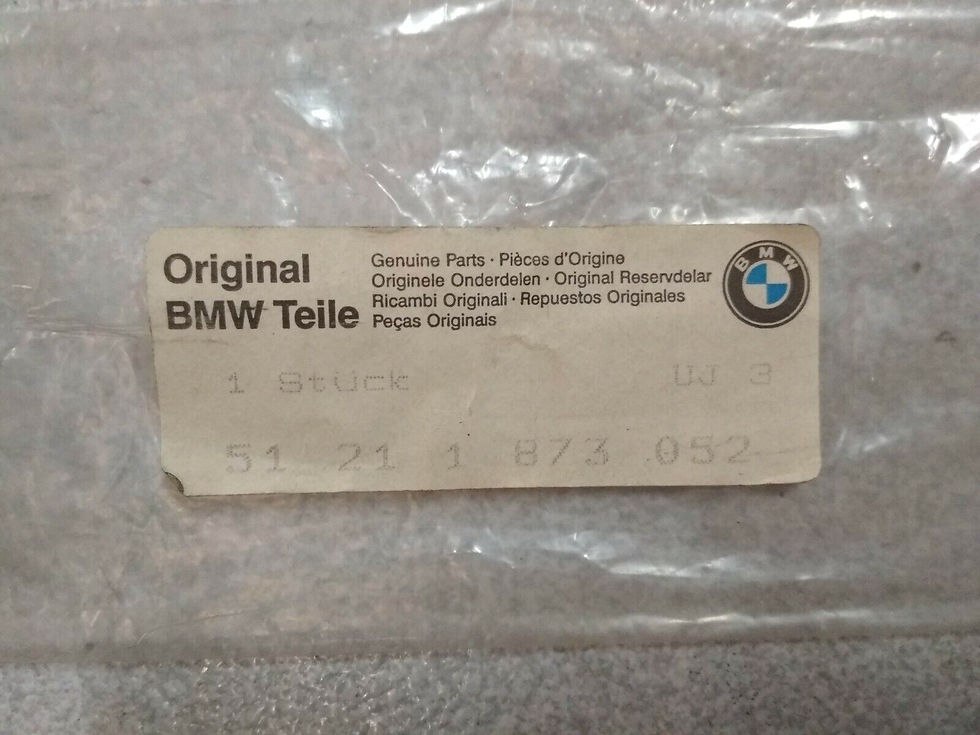 Thumbnail: BMW E28 door moulding front right !NEW! GENUINE 51211873052